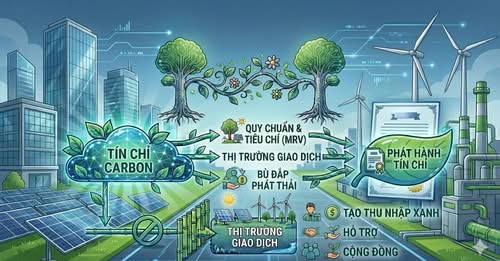 Thách thức pháp lý đối với công bằng khí hậu và cam kết Net Zero của Việt Nam: Tín chỉ carbon & Greenwashing
